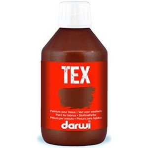 DARWI Tex textielverf, 250 ml, donkerbruin