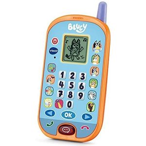 VTech - Bluey, de educatieve smartphone, kindermobiele telefoon met achtergrondverlichting, 4 spellen, interactief speelgoed, cadeau voor kinderen van 3 jaar tot 7 jaar - inhoud in het Frans