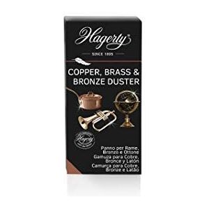 HAGERTY Cuivre Brass & Bronze Duster I Chiffon de polissage imprégné Cuivre bronze et laiton I Protection contre la rouille I Polissage vases vaisselles mains courantes ou pièces Décoration