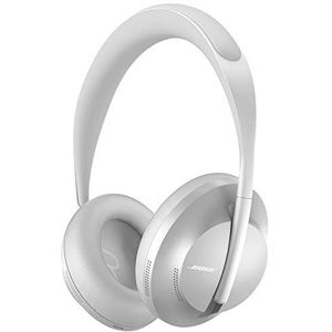 Bose Noise Cancelling Headphones 700 - Supra-Aurale draadloze Bluetooth-koptelefoon met ingebouwde microfoon voor helder bellen en spraakbediening via Alexa, zilver