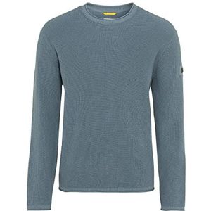 camel active 409545/1k10 heren sweater, Stenen blauw