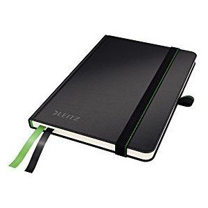 Leitz, Leitz Complete notitieboek, A6, geruit, 160 pagina's, 100 g / m², zwart, 44790095
