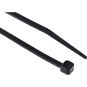 RS PRO Lot de 100 serre-câbles en nylon stabilisé à la chaleur Noir 3,6 mm x 203 mm