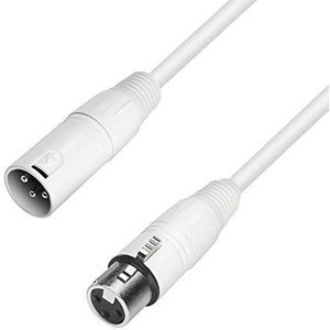 ah Cables K4MMF0500-SNOW microfoonkabel XLR mannelijk naar XLR vrouwelijk 5m wit