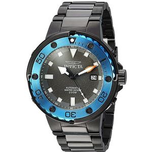 Invicta Pro Diver 24466 automatisch herenhorloge, 49 mm, zwart, set, zwart., Inhoud levering: