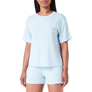 HUGO Taille Unique T-Shirt de Pyjama Femme, Bleu Clair/Pastel, S