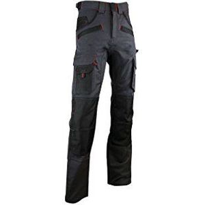 Werkbroek MultiB.""Carlson"", 300 g/m/m, grijs-zwart T-48 (werkbroek met meerdere zakken, Mod.carlson), Wit.