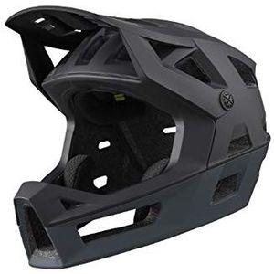 IXS Uniseks Trigger Ff helm Int Gral Mountainbike, zwart, SM (54-58 cm) EU