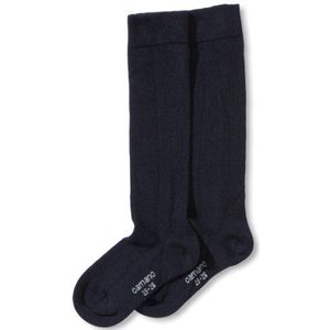 Camano 3902 Hoge sokken voor jongens (2 stuks), Blauw (Navy 04)