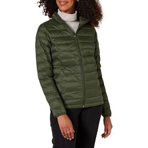 Amazon Essentials Veste matelassée légère à manches longues, imperméable et pliable (disponible en grande taille) pour femme, vert olive (taille 6X)