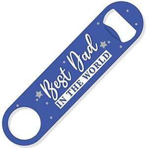 Flesopener voor Vaderdag | Best Dad in The World | Bar Blade Home Bar Pub Bar Fantasy accessoires voor papa verjaardag papa bierliefhebbers | BB50
