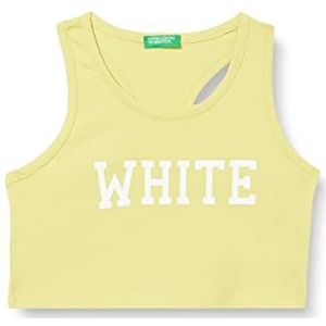 United Colors of Benetton Canotta 3096ch015 Tanktop Meisjes, Citroengeel, 35 l