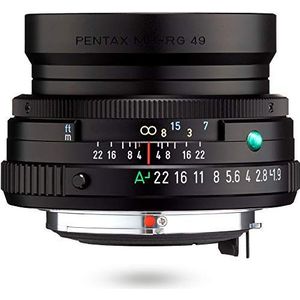 PENTAX - FA 43 mmF1.9 Limited Black Limited lens, standaard primaire lens, High Performance HD-coating, SP-coating, ronde kap, behuizing van gefreesd aluminium