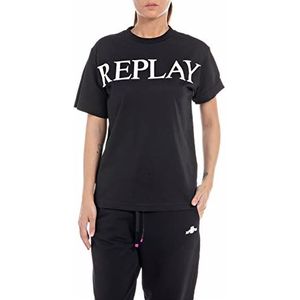 Replay t-shirt dames, Zwart (098)