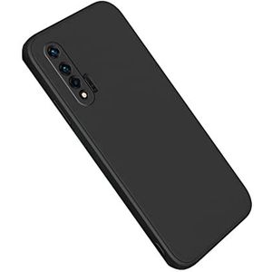 Compatible avec Huawei NOVA-6 Handyhülle, Slim Anti Scratch, Soft TPU Phone Cover, Shockproof Protective Case for Huawei NOVA6, Ultra Thin Silicone Bumper Cover Shockproof Cover,Noir