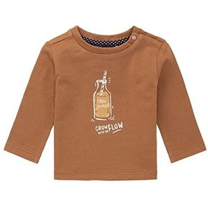 Noppies Baby Hawija baby jongen lange mouwen T-shirt karamel bruin - P900 62, Karamelbruin - P900