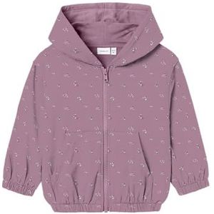 NAME IT Nmfohana Rxl Sweat Card Bru Trainingspak voor meisjes (1 stuk), Paarse Orchidee