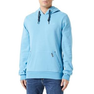 yuka Sweat à capuche homme, bleu glace, XXL