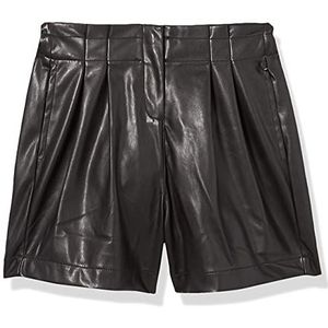 LTB Jeans Bihone shorts van kunstleer voor meisjes, zwart 200