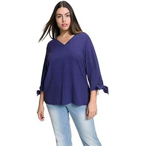 Ulla Popken damesblouse, Indigo