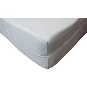 mybeene® Matrasovertrek 90 x 200 x 17 cm met ritssluiting polyester ademend geschikt voor droger onder het bed topper matrasovertrek matrashoes (90 x 200 x 17)
