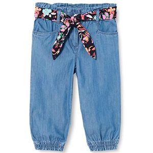s.Oliver Pantalon en jean pour fille, coupe ample, bleu, 128 mince
