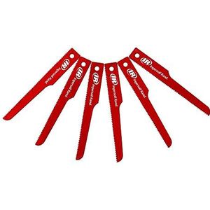 Ingersoll Rand P4CS-6 - Set van 6 messen voor pneumatische reciprozaag, reserveonderdelen en accessoires voor decoupeerzaag en reciprozaag, 10 tanden per cm