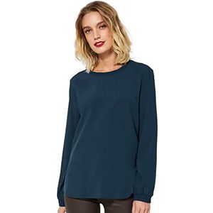 Street One Damesblouse, blauwgroen, 38, Blauwgroen