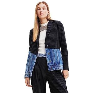 Desigual Ame_chicago damesblazer, Blauw