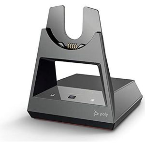 Poly Voyager Office Base (Plantronics) compatibel met Voyager Focus 2 en Voyager 4300 UC Series headsets (apart verkrijgbaar) Verbinding met pc/Mac, desktop en mobiele telefoon