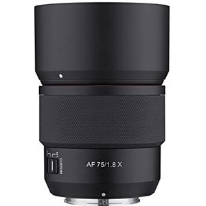 Samyang Compacte telelens 75 mm F1.8 AF APS-C voor Fuji X (SYIO75AF-FX)