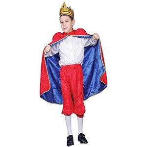 Dress Up America koningskostuum voor kinderen, rood