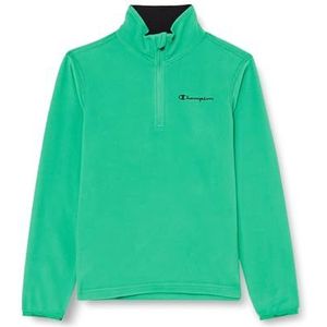 Champion Legacy Micro Polar Fleece B - Quick-dry Micropolar Half Zip Trainingspak voor kinderen en tieners, Groen/Zwart