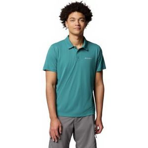 Columbia Men's Zero Rules Light Polo, Technical Polo Shirt, River Blue, L