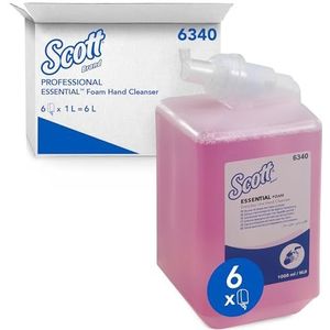 Scott Essential Foam 6340 handreiniger schuimgeur, 1 liter, roze