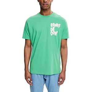edc by ESPRIT Jersey T-shirt met print, 310/groen