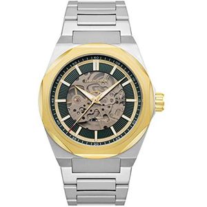 Earnshaw ES-8182-77 automatisch horloge, goudkleurig, Goud, Chic