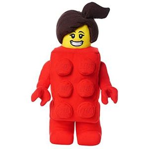 Manhattan Toy Lego Minifiguur Brick Suit Girl 33,02 cm pluche figuur