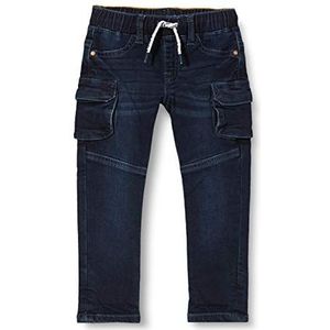 Noppies Sterkstroom Baby Jongens Denim Jeans B Regular Fit, Black Blue Wash - P613, 56, Black Blue Wash - P613