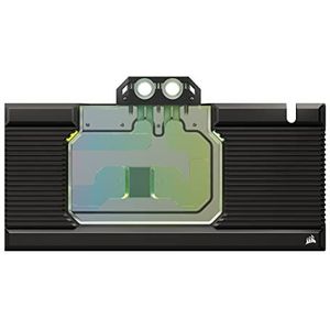 Corsair Hydro X Series XG7 RGB 4080 SUPRIM/TRIO Water Blocks pour Cartes Graphiques - Pour MSI GeForce RTX™ 4080 SUPRIM et GAMING TRIO - Cuivre Nickelé - Plaque De Montage Inclus - Noir