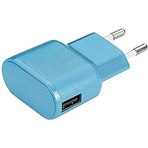 aiino Wall Charger USB-adapter voor Samsung apparaten, 1 x USB, 1 A, blauw