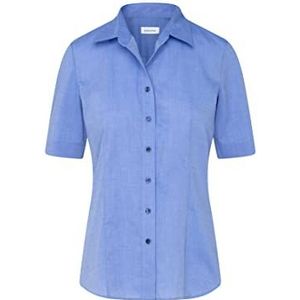 Seidensticker dames blouse 1/2 mouw, blauw (middenblauw (0014)