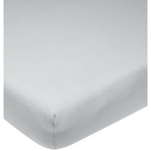 Meyco Home Uni hoeslaken eenpersoonsbed - light grey - 90x200cm