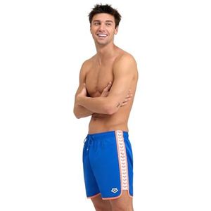 arena M Icons Team Stripe Boxer Swim Trunks heren, Royal-Nespola