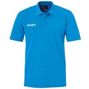 FanSport24 Kempa Poloshirt voor heren, handbal, klassiek blauw