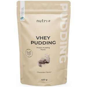Protein Pudding Veganistische chocolade 450 g - 24 g eiwit per portie - slechts 106 calorieën - Afslankdessert - Suiker, vet en calorieën - Lactose- en glutenvrij