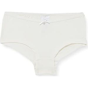 Sanetta Meisjesbroek/short beige ondergoed, White Pebble