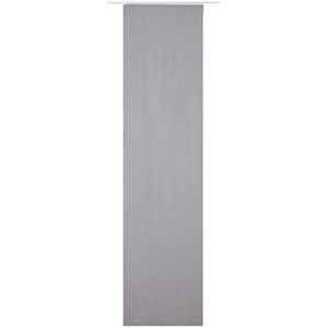 Elbersdrucke Lino 07 schuifgordijn van polyester, 245 x 60 cm, grijs