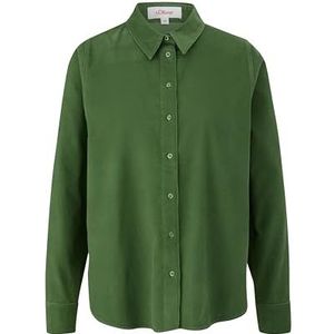 s.Oliver Corduroy blouse dames corduroy blouse, Groen