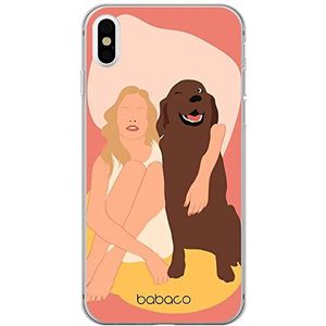 ERT GROUP beschermhoes voor iPhone XS Babaco honden 007 perfecte pasvorm mobiele telefoon vorm TPU case